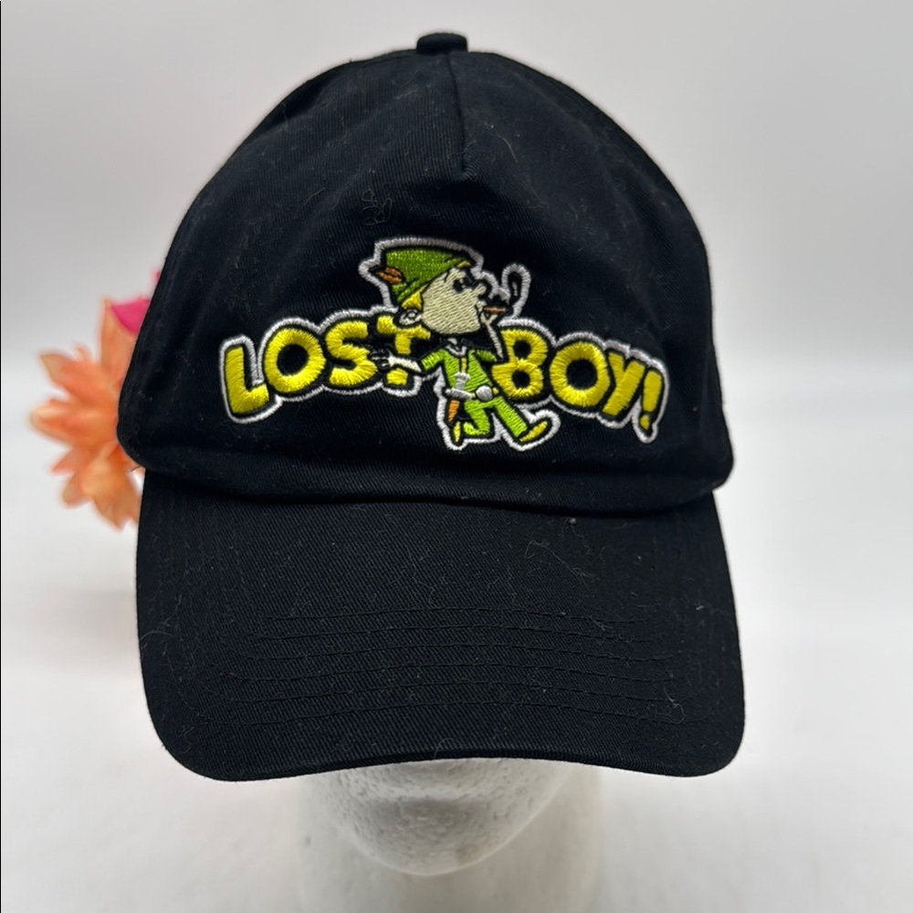 Lost Boy Black Cap with Embroidery Adjustable HT8263